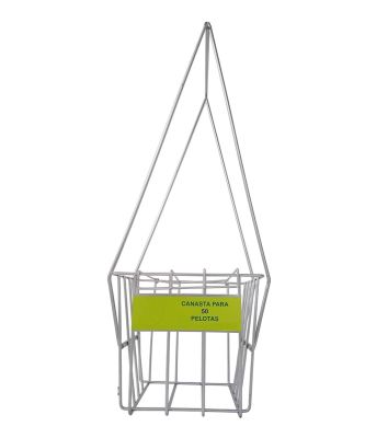 CANASTA PLEGABLE DE PELOTAS DE TENIS (50 PELOTAS)