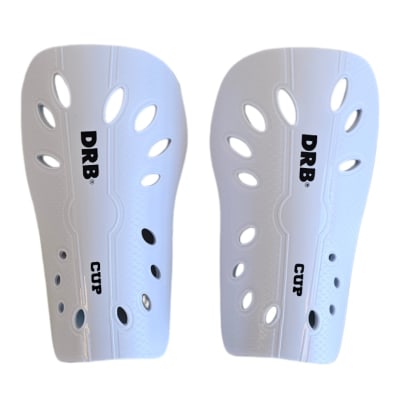 CANILLERA DE FUTBOL DRB CUP 2.0 COLOR BLANCO