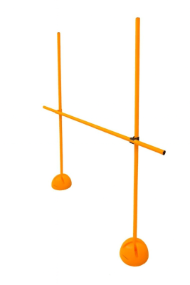 SET DE COORDINACION 3 POSTES + 2 BASES + 2 CLIPS NARANJA
