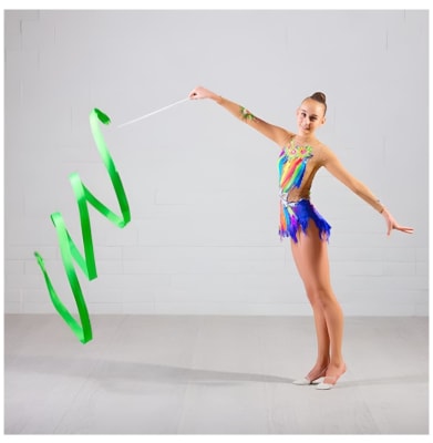 CINTA DE GIMNASIA RITMICA 4 METROS CON ESTILETE