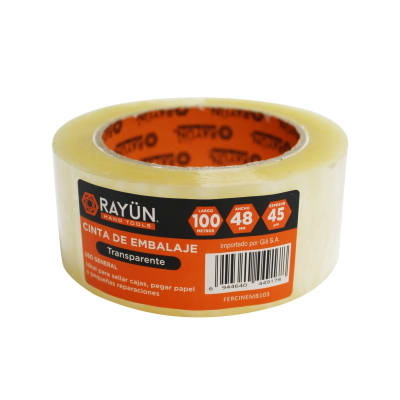 CINTA DE EMBALAJE TRANSPARENTE 100 MT X 48 MM