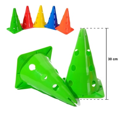 CONO DE ENTRENAMIENTO PERFORADO 12