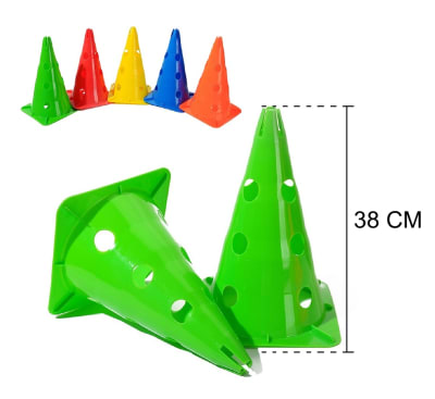 CONO DE ENTRENAMIENTO PERFORADO 15