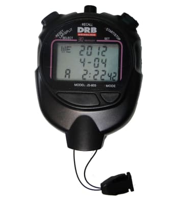 CRONOMETRO DE 30 MEMORIAS DRB MODELO JS-605 CRONOMETRO DE 30 MEMORIAS DRB MODELO JS-605