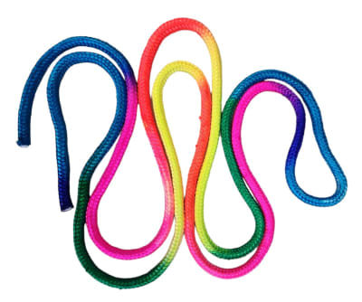 CUERDA DE GIMNASIA RITMICA MULTICOLOR 3 METROS