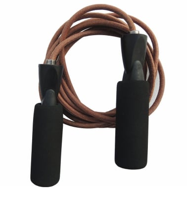 CUERDA DE SALTO DE CUERO CON RODAMIENTO SIMPLE1