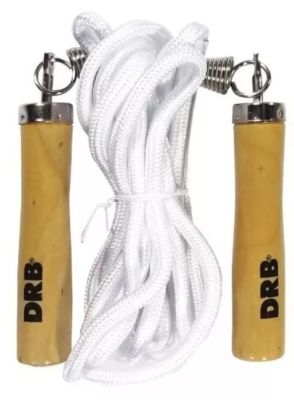 CUERDA DE SALTO DRB MANGO MADERA CON DESTORCEDOR CUERDA DE SALTO DRB MANGO MADERA CON DESTORCEDOR