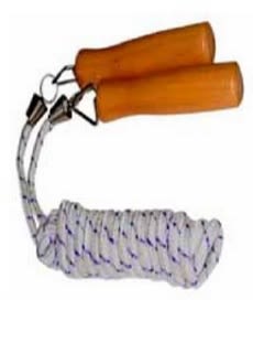 CUERDA DE SALTO DE ALGODON MANGO DE MADERA 2,48 MTS1
