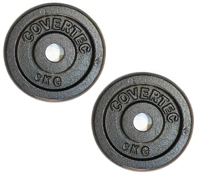 PAR DE DISCOS PESAS 3 KG PARA MANCUERNAS O BARRA PREOLIMPICA1