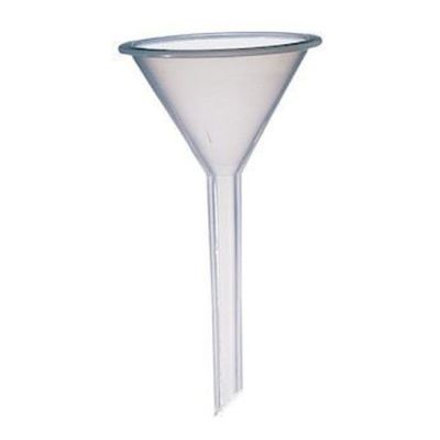EMBUDO PLASTICO ANALIZADORPP C/ ESTRIAS INTERNAS 80X11MM1