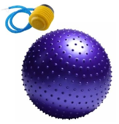 BALON PILATES ERIZO 55 CM CON INFLADOR