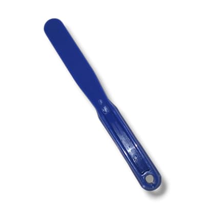 ESPATULA DE POLIPROPILENO AZUL 18 CM HOJA 10 CM MANGO 8 CM