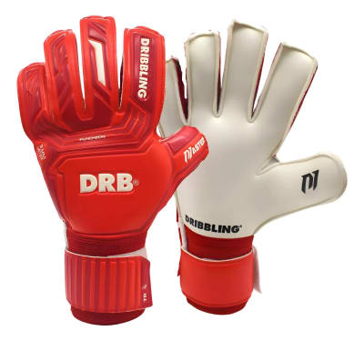 GUANTE DE ARQUERO DRB MASTER 4.0 ROJO SIN FERULAS1