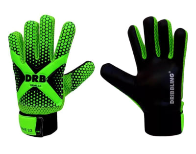 GUANTE DE ARQUERO DRB PRIME ADULTO VERDE-NEGRO