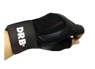 GUANTES DRB LION PARA ENTRENAMIENTO Y PESAS CUERO (PAR)