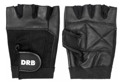 GUANTES DRB CAYMAN PARA ENTRENAMIENTO Y PESAS NEGRO (PAR)