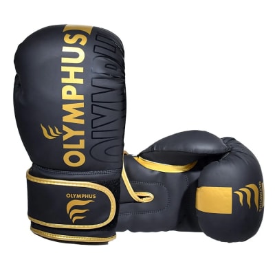GUANTE DE BOX OLYMPHUS NEW DIAMOND NEGRO-DORADO1