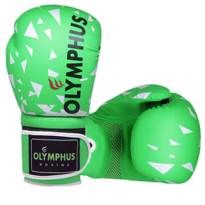 GUANTES DE BOX OLYMPHUS MODELO DIAMOND VERDE 10 ONZAS1