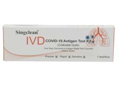 TEST KIT ANTIGENO SINGCLEAN SALIVA NO INVASIVO (UNA UNIDAD)1