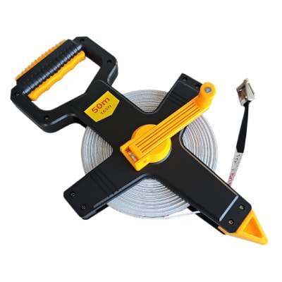 HUINCHA DE MEDICION ATLETISMO CON MANGO 50 METROS