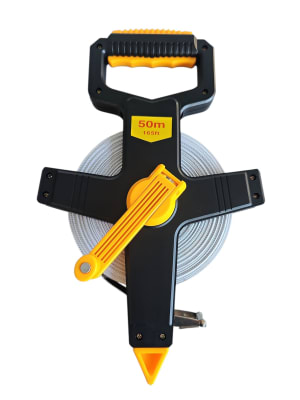 HUINCHA DE MEDICION ATLETISMO CON MANGO 50 METROS