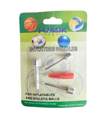 SET 3 AGUJAS PARA INFLAR BALONES + ADAPTADOR