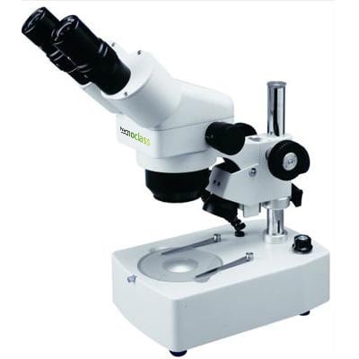 LUPA BINOCULAR ESTEREOSCOPICA 40X LUZ LED1