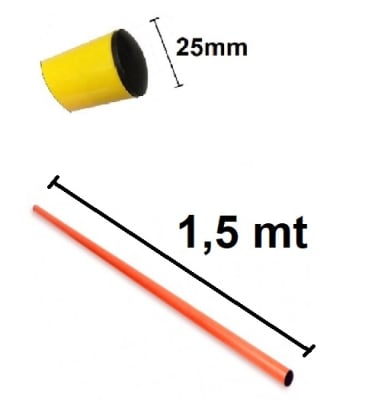 POSTE DE ENTRENAMIENTO 150 CM X 25 MM