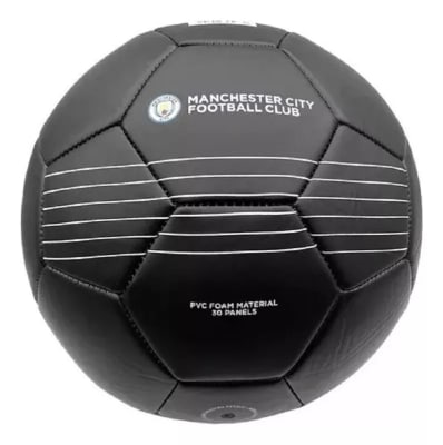 BALON DE FUTBOL DRB LICENCIA MANCHESTER CITY BLACK OFICIAL N° 5