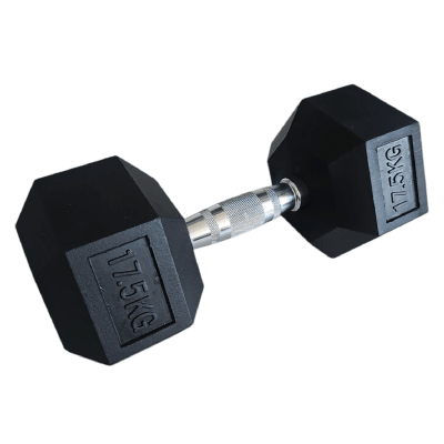 MANCUERNA HEXAGONAL FIERRO MANGO CROMADO 17.5 KG UNIDAD1