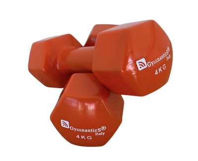 PAR DE MANCUERNAS 4 KILOS CUBIERTA VINILO GYMNASTICS