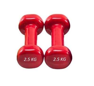 MANCUERNA CUBIERTA VINILICA 2,5 KILOS (PAR) MUUK2