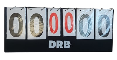 MARCADOR DE PUNTUACION DEPORTIVO MARCA DRB MODELO CLASICO