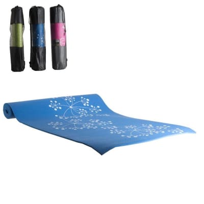 MAT DE YOGA DRB 6 MM CON BOLSO COLOR AZUL1