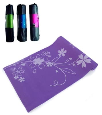 MAT DE YOGA DRB 6 MM CON BOLSO COLOR MORADO1