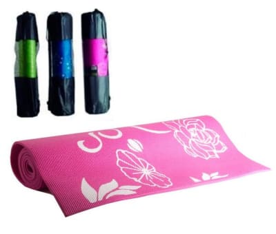 MAT DE YOGA DRB 6 MM CON BOLSO COLOR FUCSIA1