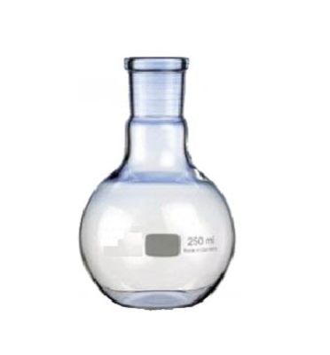 MATRAZ FONDO PLANO 250 ML VIDRIO BOROSILICATO 3.3