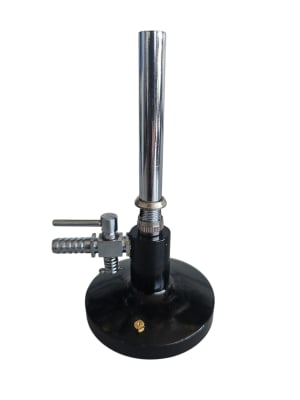 MECHERO BUNSEN CON LLAVE REGULACION FINA PARA GAS LICUADO