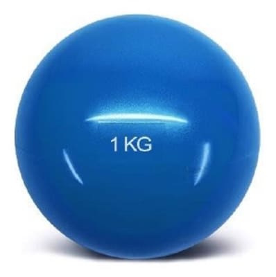 BALON MEDICINAL DE SILICONA 1 KILO SIN REBOTE UKTIME SPORT1
