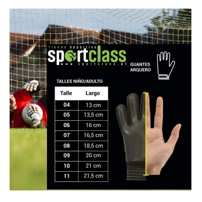 GUANTE DE ARQUERO OLYMPHUS ATENAS Nº 11 CON FERULAS VERDE