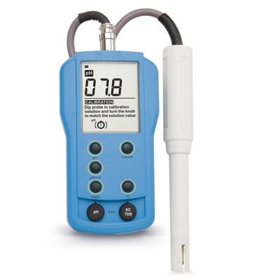 MEDIDOR PORTATIL DE PH / CE / TDS / TEMPERATURA HANNA MODELO HI9811-511