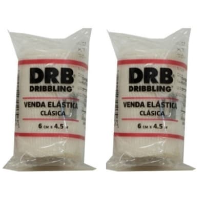 PACK DE 2 UNIDADES DE VENDAS ELASTICAS CLASICA ANCHO 6 CM MARCA DRB