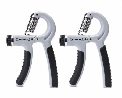 PACK DE 2 UNIDADES HANDGRIP AJUSTABLES 5-60 KG GRIS-NEGRO1