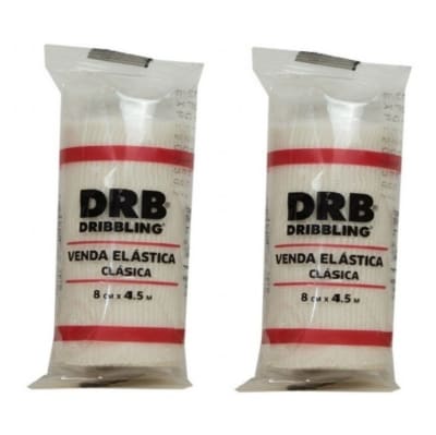 PACK DE 2 UNIDADES DE VENDAS ELASTICAS CLASICA ANCHO 8 CM MARCA DRB