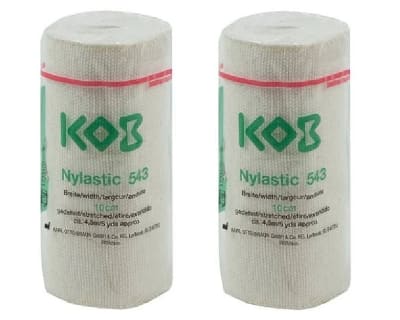 PACK DE 2 UNID. VENDAS ELASTICAS KOB NYLASTIC ANCHO 10 CM