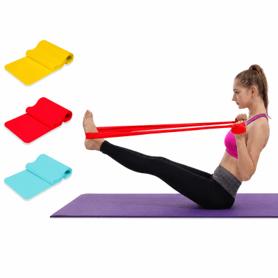 PACK DE 3 BANDAS ELASTICAS DE RESISTENCIA 150x15 CM