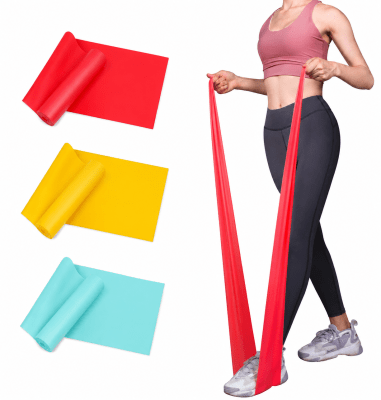 PACK DE 3 BANDAS ELASTICAS DE RESISTENCIA 150x15 CM