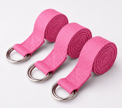 PACK 3 UNIDADES DE CINTOS DE YOGA-PILATES COLOR ROSADO1