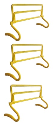 PACK DE 3 VALLAS DE AGILIDAD REGULABLE 4 ALTURAS