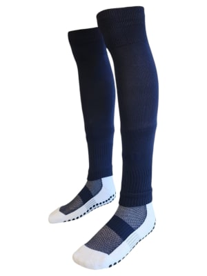 PACK CALCETAS ANTIDESLIZANTE + MEDIAS SIN PIE DRB TALLA 39 - 44 AZUL MARINO1